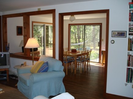 Wellfleet Cape Cod vacation rental - Looking into dining from living room