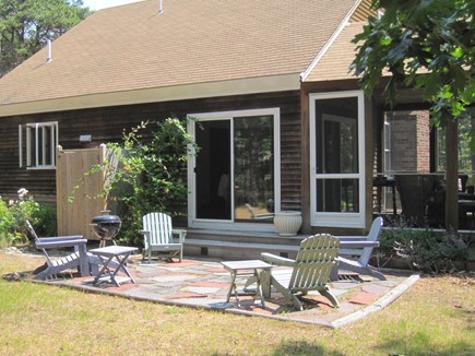 Wellfleet Cape Cod vacation rental - Slider from Dining to patio & outdoor shower