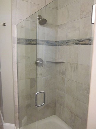 Mayflower Beach  Dennis Cape Cod vacation rental - Master  5' walk in shower