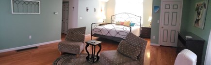 Sandwich Cape Cod vacation rental - Primary en suite, king bed, sitting area, TV, walk-in closet