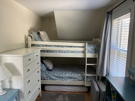 Orleans Cape Cod vacation rental - Playroom: 2nd floor, twin bunk bed, AC, toys & kid books
