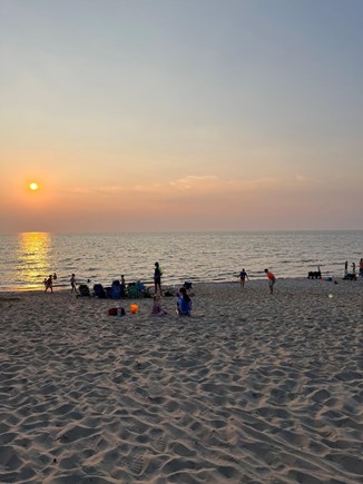 Orleans Cape Cod vacation rental - Beautiful Skaket Beach on Cape Cod Bay at sunset. Calm water!