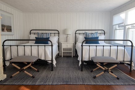 Falmouth Cape Cod vacation rental - Bedroom - two full beds - with a water view