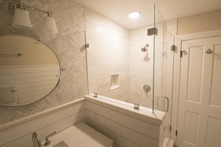 Falmouth Cape Cod vacation rental - Gorgeous New Bright and Light Marble Bath!