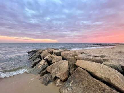 Dennisport Cape Cod vacation rental - Beautiful Sunset at Sea Street Beach