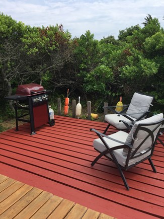 Wellfleet Cape Cod vacation rental - Private Side Deck w/ Gas Grill