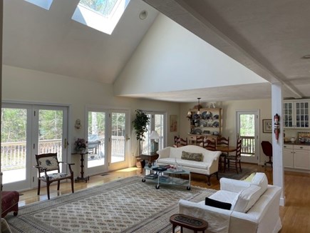 New Seabury Cape Cod vacation rental - Living Room, Dining Room, access to deck and screened porch