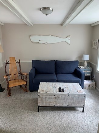 West Yarmouth Cape Cod vacation rental - Cozy sunroom with sleeper sofa