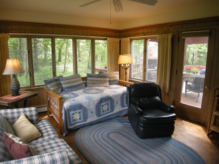 E Orleans / Orleans Village Cape Cod vacation rental - Den / bedroom-3 (two single trundle beds)