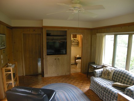 E Orleans / Orleans Village Cape Cod vacation rental - Den with full bath and tv.