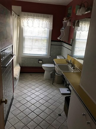 E Orleans / Orleans Village Cape Cod vacation rental - Main Bathroom (tub & shower)