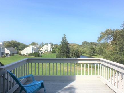 Ocean Edge, Brewster Cape Cod vacation rental - Primary Bedroom Deck View [up]