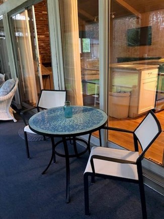 New Seabury, Mashpee Cape Cod vacation rental - Screened Porch Sitting Area
