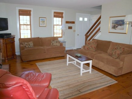 Eastham Cape Cod vacation rental - Living Room to Stairs