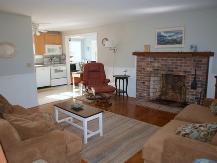 Eastham Cape Cod vacation rental - Living Room to Kitchen