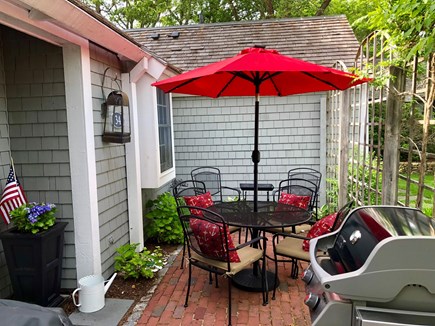Maushop Village, New Seabury Cape Cod vacation rental - A welcoming front patio is waiting for you to begin your getaway.