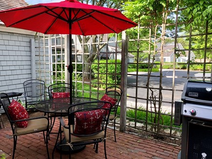 Maushop Village, New Seabury Cape Cod vacation rental - The village view from our front brick patio.
