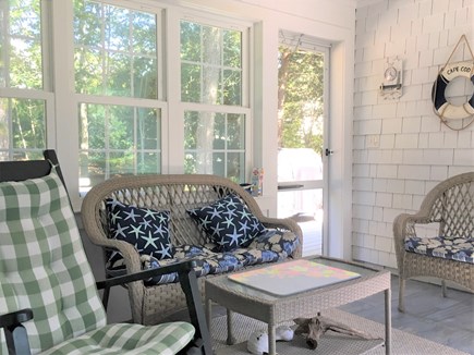 Harwich Cape Cod vacation rental - Enclosed porch