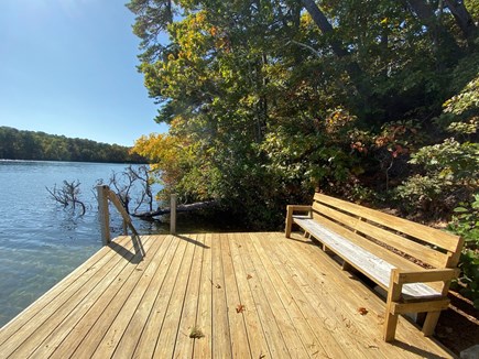 Brewster Cape Cod vacation rental - Dock and seating area.