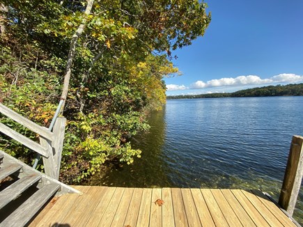 Brewster Cape Cod vacation rental - View from Dock