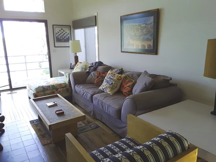 New Seabury Cape Cod vacation rental - Living Room with slider to deck