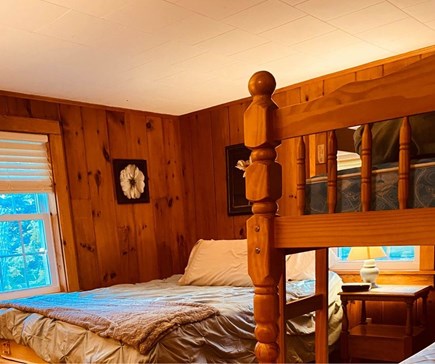 Chatham Cape Cod vacation rental - Bedroom #2 with a queen bed and bunks beds