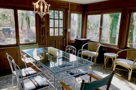 Orleans Cape Cod vacation rental - Dining in porch