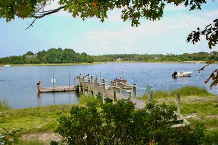 Orleans Cape Cod vacation rental - Association Dock on Mill Pond right around the corner