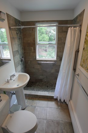 Pochet community, East Orleans Cape Cod vacation rental - !st floor bathroom newly renovated.