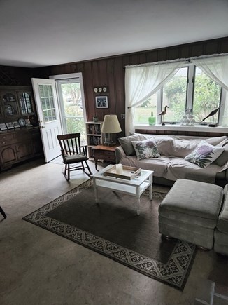 Dennis Cape Cod vacation rental - Living room with newer sleep sofa