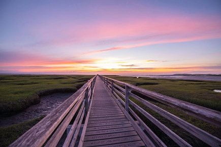 South Yarmouth Cape Cod vacation rental - Greys beach boardwalk Best place for beautiful sunsets