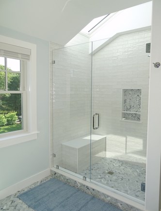 Chatham Cape Cod vacation rental - Master shower with skylight