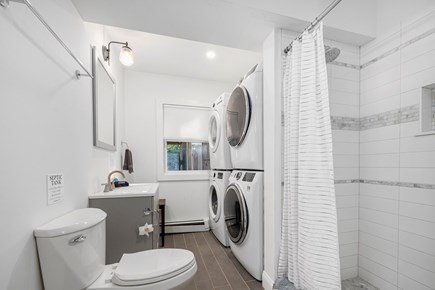 Eastham Cape Cod vacation rental - Full Bathroom and laundry room