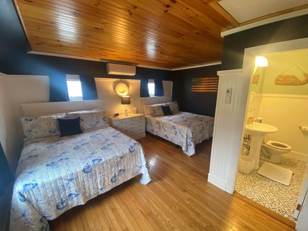 West Yarmouth Cape Cod vacation rental - Bedroom (2) Queen Beds and Full Bath w/ Shower/Tub