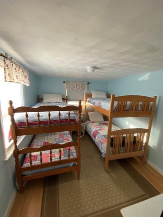 West Dennis Cape Cod vacation rental - Unit 12 Bunk Room with Pottery Barn bedding