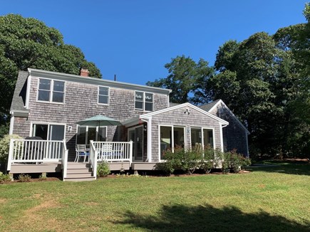Orleans Cape Cod vacation rental - Large private back yard and deck.