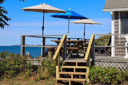 Eastham Cape Cod vacation rental - Relaxing deck