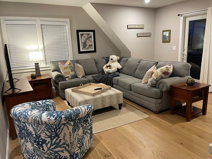 Wellfleet Cape Cod vacation rental - Upstairs family area overlooks ridge and marsh. WiFi TV
