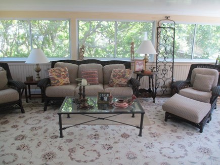 East Dennis Cape Cod vacation rental - Sun room off bedroom is nestled in the trees