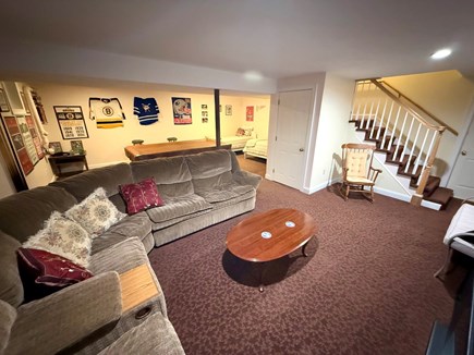 Dennis Cape Cod vacation rental - Basement Family Room