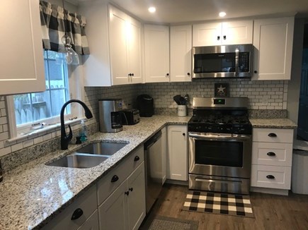 South Dennis Cape Cod vacation rental - All new eat in kitchen with new appliances including gas stove