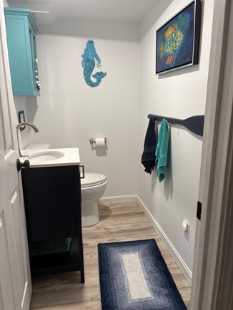 South Dennis Cape Cod vacation rental - New half bath in the finished basement.