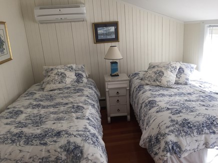 Harwichport, just across from  Cape Cod vacation rental - Upstairs bedroom with two twin beds.