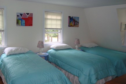 Falmouth Cape Cod vacation rental - Three twin beds in the Big Room, hear those kids giggling!