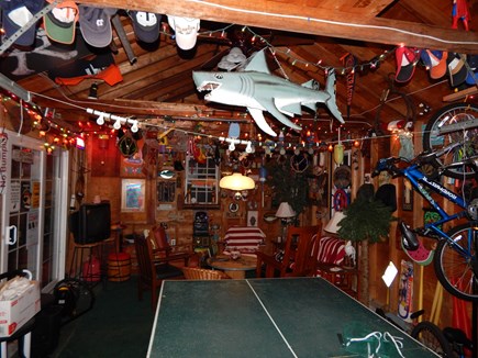 Falmouth Cape Cod vacation rental - Garage game room and fun-town, with a TV!