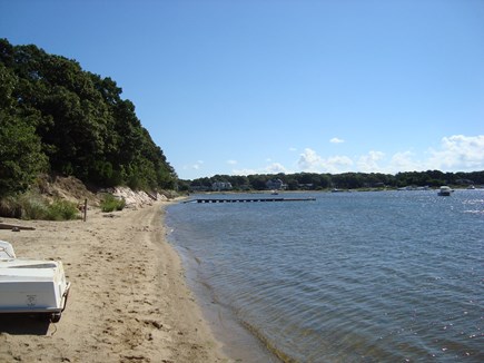 Falmouth Cape Cod vacation rental - Our little neighborhood beach on Great Pond, lunch or launch