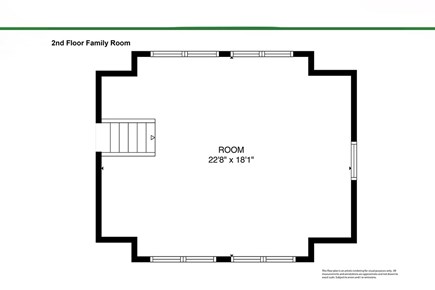 Chatham Cape Cod vacation rental - Den above the garage