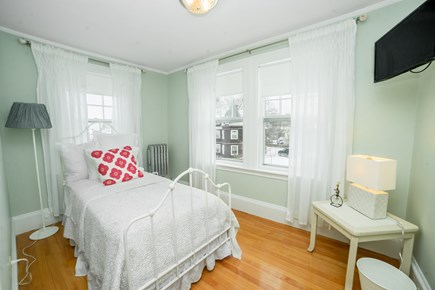 Downtown Plymouth MA vacation rental - Twin room with a view of the water.