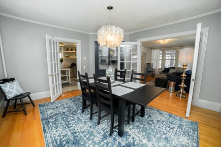 Downtown Plymouth MA vacation rental - Dining room table for formal dinners or casual take-out.