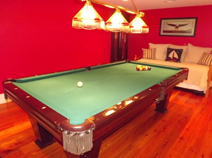 Chatham Cape Cod vacation rental - Lower level pool table.